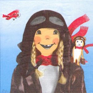 Pilotka a dvojplošník
