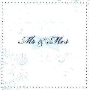 Mr & Mrs strieborné 3D