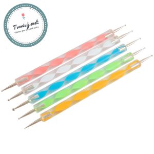 Bodkovacie náradie na embossing/5ks