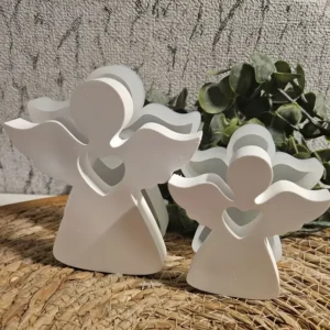 Profesionálna silikónová forma, anjel so srdiečkom 2ks