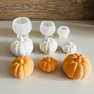 Silikónová forma, 3 tekvičky