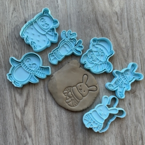 Vykrajovátko - Zimné zvieratká (6ks)