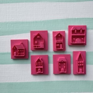 Sada pečiatok Malé domčeky