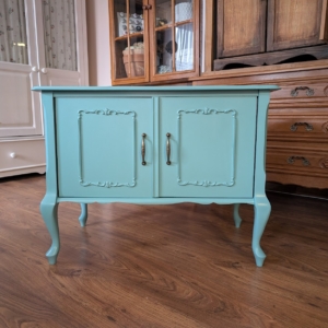 Tyrkysová komoda/skrinka